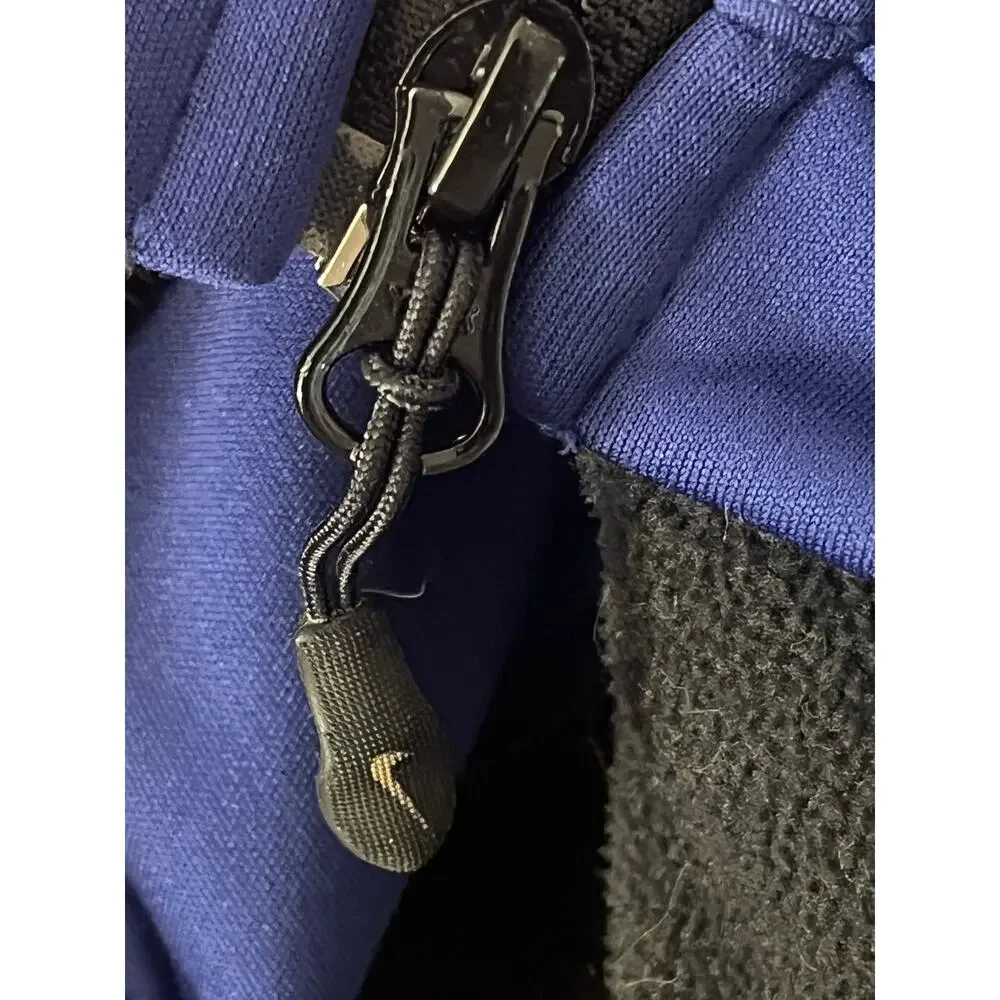 Nike Athletic Dept Full Zip Hooded Jacket Blue Men's M Soft Shell Pockets
